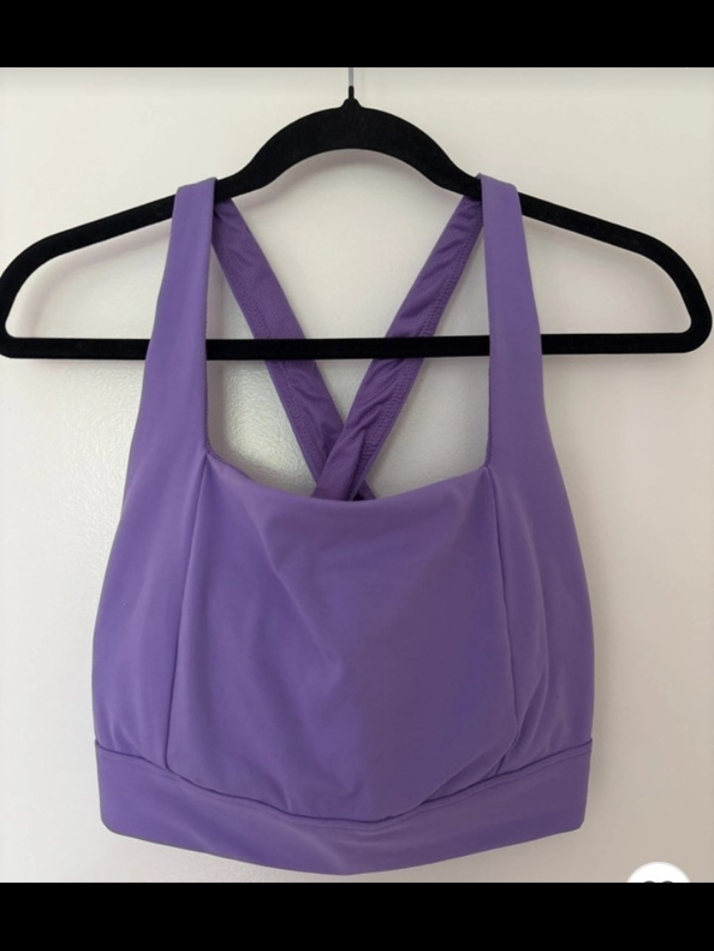 Purple Cross-Back Sports Bra - Women Intimates & Sleepwear Plus Size 2XL